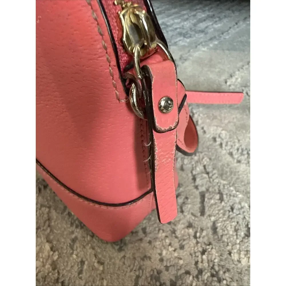 Watermelon Pink Kate Spade Dome Crossbody Purse